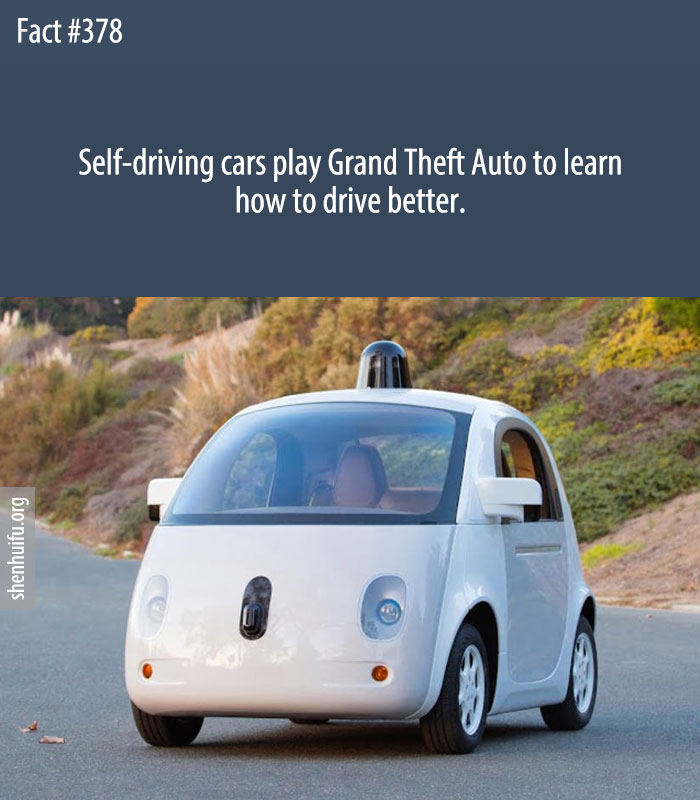 Self-driving cars play Grand Theft Auto to learn how to drive better.