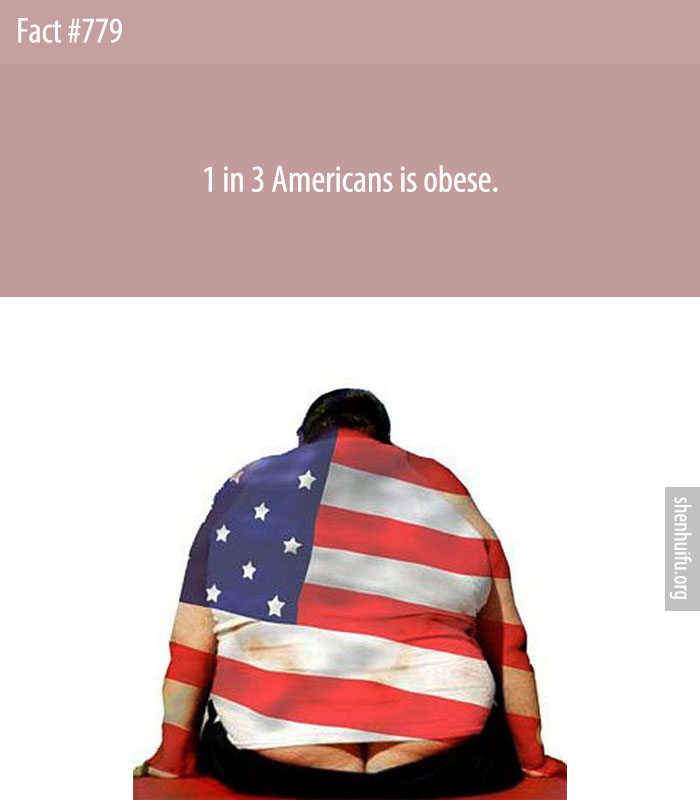 1 in 3 Americans is obese.