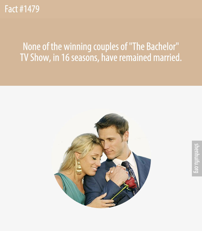 None of the winning couples of 'The Bachelor' TV Show, in 16 seasons, have remained married.